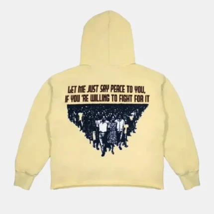 Barriers Fred Hampton Hooded Sweatshirt Cream