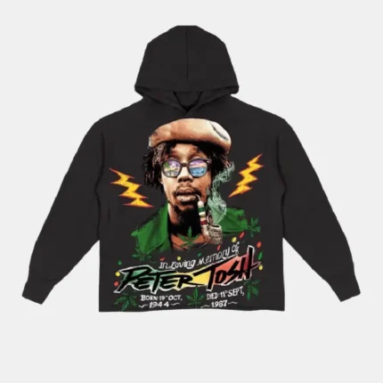 Barriers Peter Tosh Hooded Sweatshirt Black