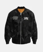 Barriers X Alpha Industries MA1 Bomber Jacket Black Camo