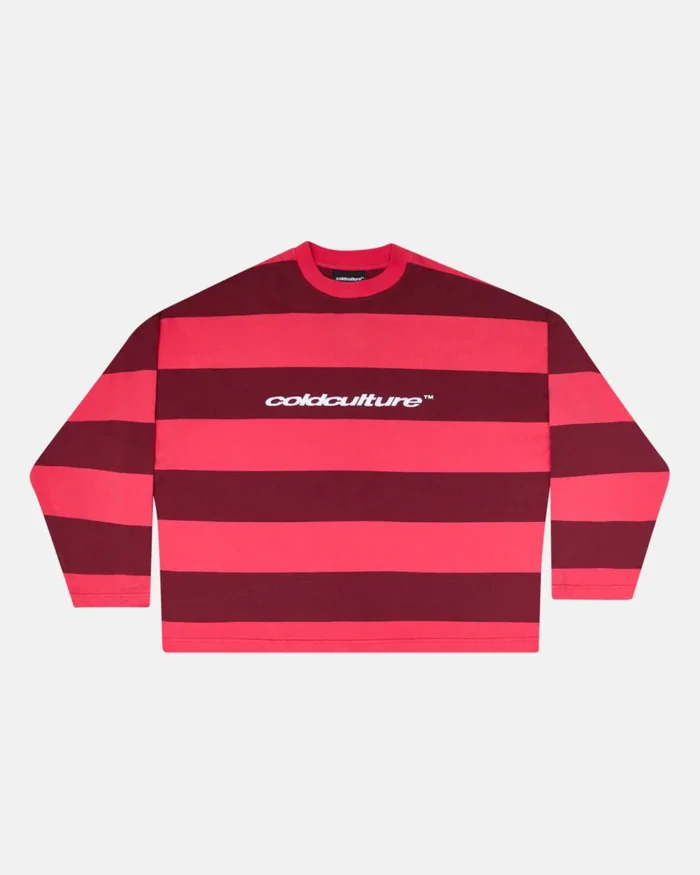 Cold Culture Burnin Stripes Longsleeve Burgundy