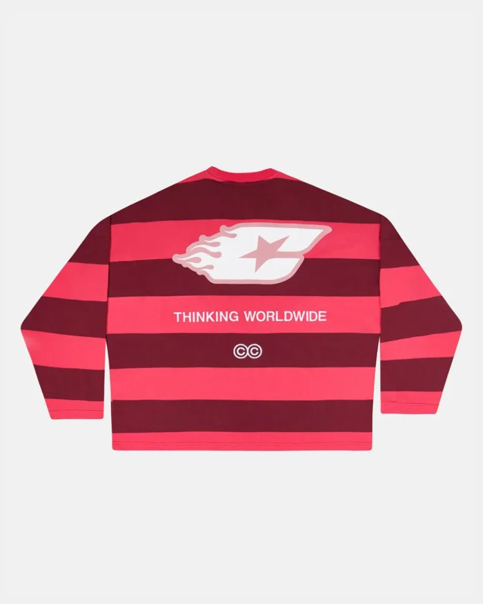 Cold Culture Burnin Stripes Longsleeve Burgundy