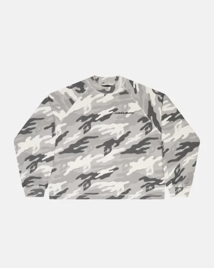Cold Culture Camo Thermal Longsleeve Tee Grey