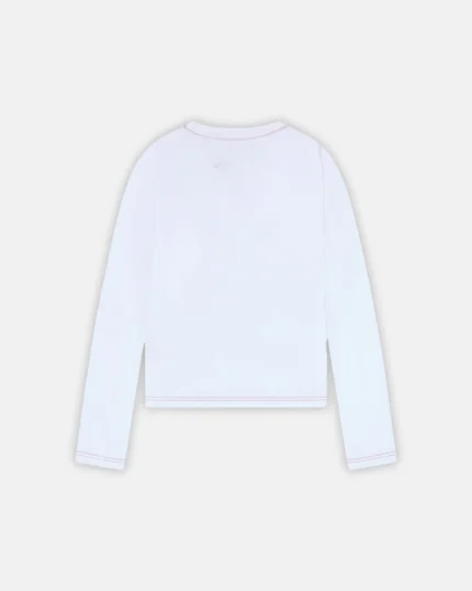 Cold Culture Curly Cold Strass Longsleeve Top White