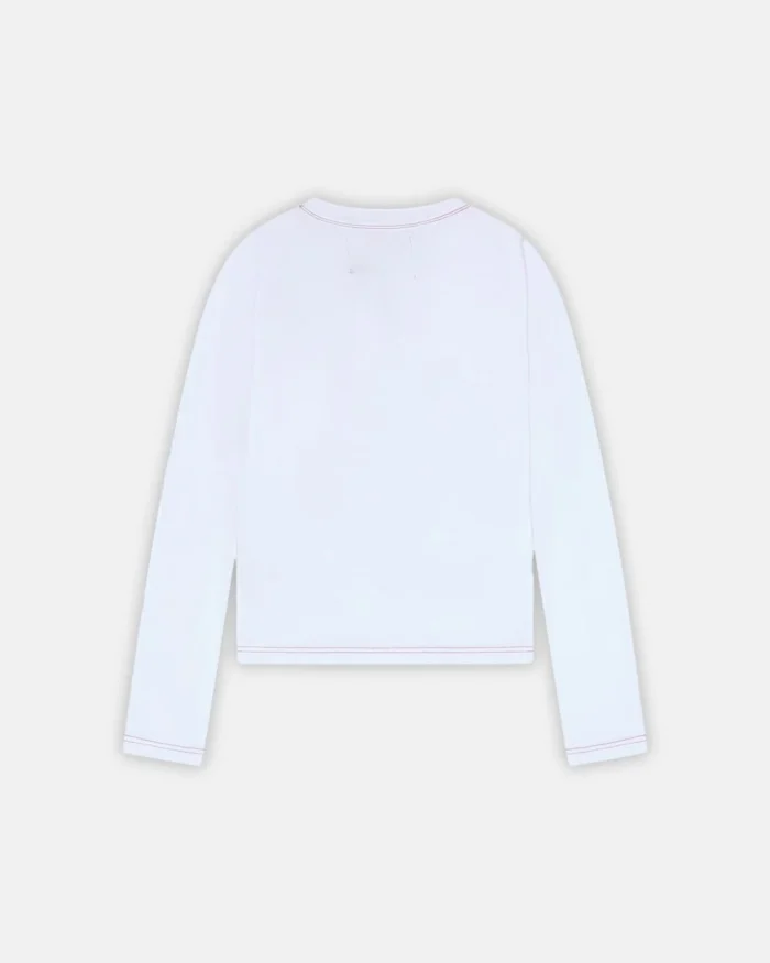 Cold Culture Curly Cold Strass Longsleeve Top White