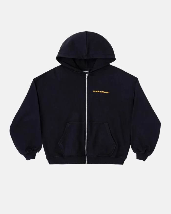 Cold Culture Essential Zip Hoodie Moonless Night Grey