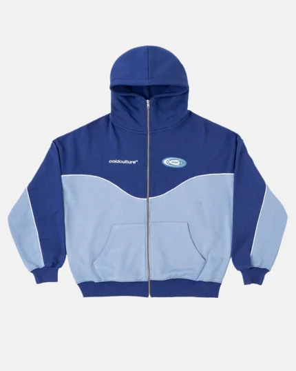 Cold Culture No Risk Zip Hoodie Blue Scale