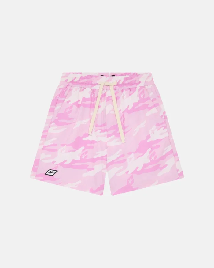 Cold Culture Pink Camo Swim Short