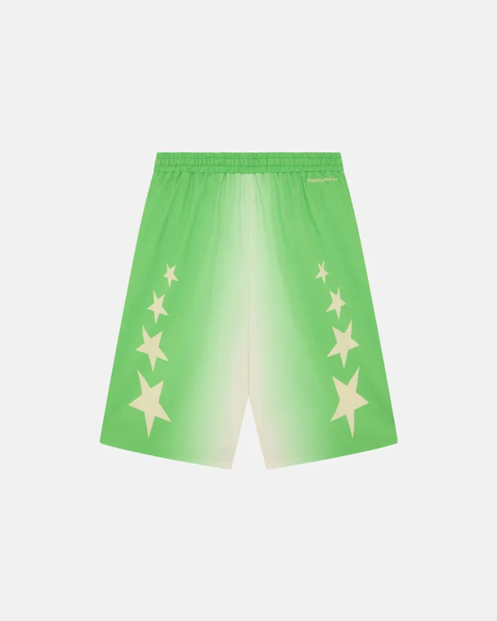 Cold Culture Stars Wide Swim Shorts Green