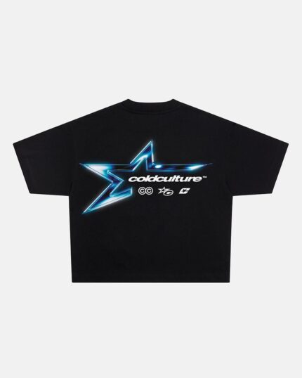 Cold Culture Electric Shine Tee Black