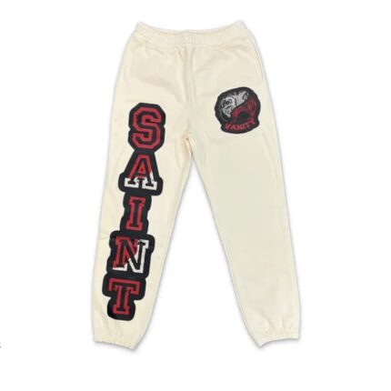Cream Saint Vanity Logo Sweatpants