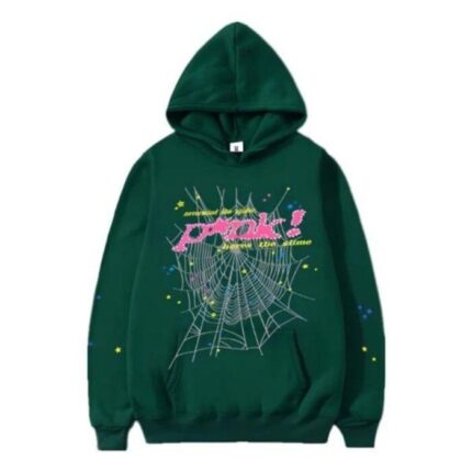 Sp5der 555555 Young Thug Green Hoodie